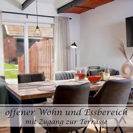 Apartmán Feinheit - Gulfhof Nahe Greetsiel Mit Sauna, Garten & 3 Schlafzimmern Krummhörn