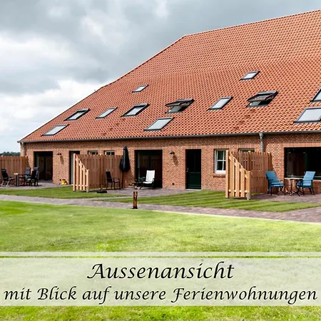 Feinheit - Gulfhof Nahe Greetsiel Mit Sauna, Garten & 3 Schlafzimmern Apartmán *