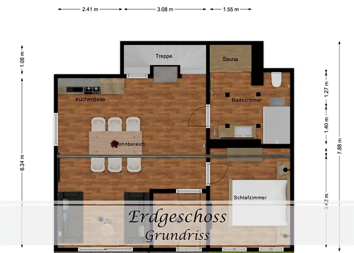 Feinheit - Gulfhof Nahe Greetsiel Mit Sauna, Garten & 3 Schlafzimmern アパート